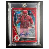 2021 PANINI PRIZM DRAFT PICKS AUTO Luca Tresh 11/1