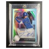 2021 Prizm Draft Picks Tyler Whitaker Silver Priz