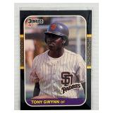 1987 DONRUSS HOF TONY GWYNN CARD