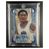 2021-22 Leaf Metal Jahmir Young Auto 2/30 Blue PA