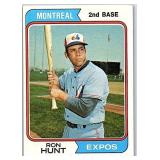 1974 TOPPS #275  Ron Hunt