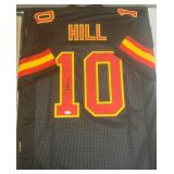 Chiefs Tyreek Hill Signed and Authenticated Jersey