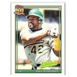 1991 Topps #144 Dave Henderson