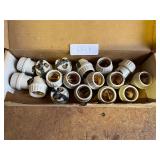 Lot (17) Ceramic Sockets