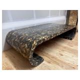 Vintage Large Penshell Waterfall Coffee Table