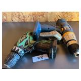 Lot (2) Power Drills - No batteries