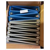 LOT(16) three ring binders NEW IN BOX