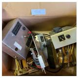 NO SHIPPING Set of 8 Amp 737 transformers w/ case