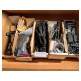 Lot of Electrical adapters, cords  and accessorie