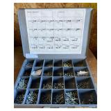 Vintage Steel Case of Nuts and Bolts