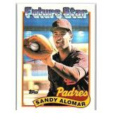 ROOKIE CARD 1989 TOPPS SANDY ALOMAR