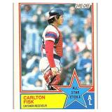 SCARCE CARD 1983 OPEECHEE HOF CARLTON FISK
