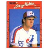 ROOKIE CARD 1990 DONRUSS HOF LARRY WALKER