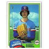 EARLY CARD 1981 TOPPS DANNY DARWIN