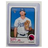 Bobby Witt Jr 2022 Topps Heritage Rookie