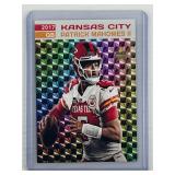 Patrick Mahomes 2017 gold prism rookie ca
