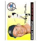 INSERT CARD TOPPS HOF MICKEY MANTLE