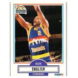 1990 FLEER HOF ALEX ENGLISH CARD