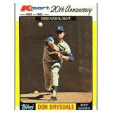 1982 TOPPS/KMART HOF DON DRYSDALE CARD
