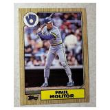 1987 TOPPS HOF PAUL MOLITOR CARD