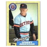 1987 TOPPS HOF SPARKY ANDERSON CARD