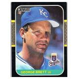 1987 DONRUSS HOF GEORGE BRETT CARD