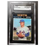 1971 TOPPS TUG MCGRAW #618 SGC AUTHENTIC