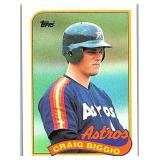 ROOKIE CARD 1989 TOPPS HOF CRAIG BIGGIO
