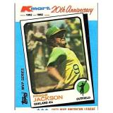 1982 TOPPS/KMART HOF REGGIE JACKSON CARD