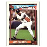 1992 Topps - Record Breaker Jeff Reardon