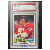 1975 TOPPS JIM LYNCH #254 PSA NM 7
