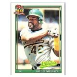 1991 Topps #144 Dave Henderson