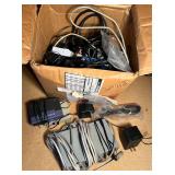 Lot of Telecommunications Boxes/ modems and Cords