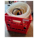 Crate of Plastic Tubes