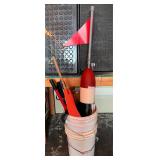 Bucket of Fishing accessories