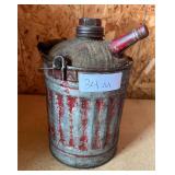 Vintage Tin Gas/Oil Can