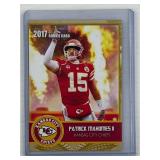 Patrick Mahomes 2017 Rookie Gems Gold