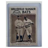 Babe Ruth Lou Gehrig Louisville Slugger Bats card