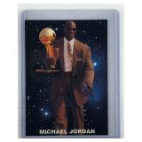 MIchael Jordan He's Out of This World promo card