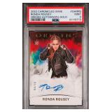 2022 Ronda Rousey UFC WWE Autographed PSA 9 - Rare