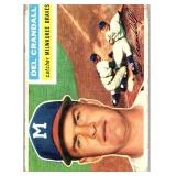 1956 TOPPS Del Crandall #175