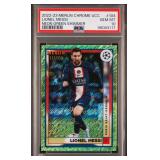 2022 Lionel Messi Topps UEFA PSA10 W/Authenticated