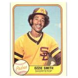 EARLY CARD 1981 FLEER PREMIER HOF OZZIE SMITH