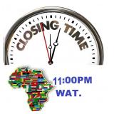 AFRICA - AUCTION CLOSING TIME - 11:00PM (03-29