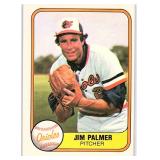 1981 FLEER PREMIER HOF JIM PALMER CARD