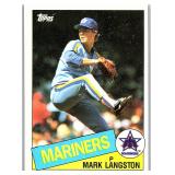 ROOKIE CARD 1985 TOPPS MARK LANGSTON