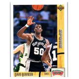 2ND YR CARD 1991 UPPERDECK HOF DAVID ROBINSON