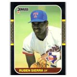 ROOKIE CARD 1987 DONRUSS RUBEN SIERRA