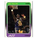 EARLY CARD 1988 FLEER HOF KARL MALONE