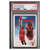 MICHAEL JORDAN 1991 UPPER DECK #75 CHECKLIST PSA 6